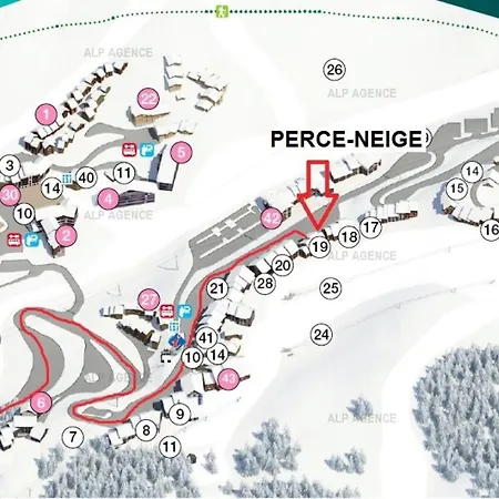 Le Perce Neige - Petit 2 Pieces 4 Pers- Le Perce-neige - 029pn -plagne Villages Mae-5894