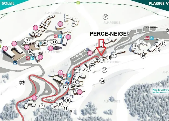 Le Perce Neige - Petit 2 Pieces 4 Pers- Le Perce-neige - 029pn -plagne Villages Mae-5894
